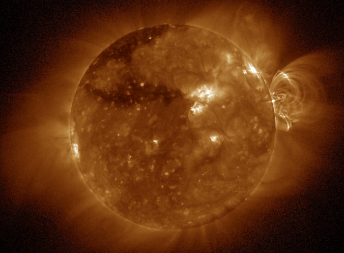 Aufnahme Sonnenfleck ©NOAA