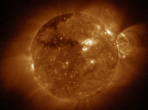 Sonnenflecken, Flares ©NOAA