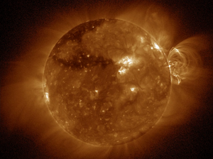 Sonnenflecken, Flares ©NOAA