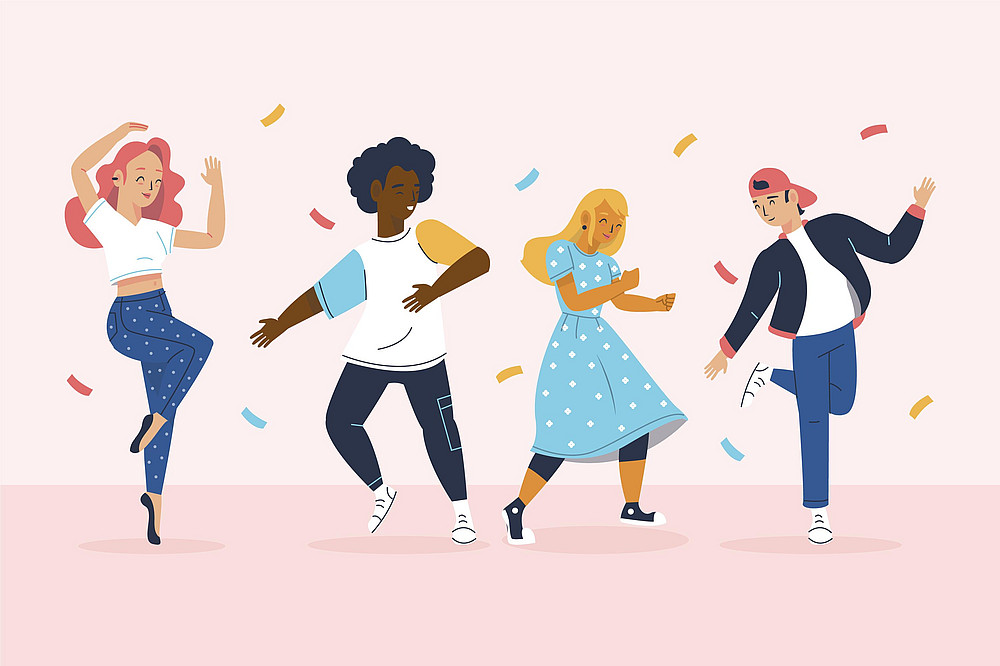 Tanzende Menschen ©Freepik Company S.L. - www.freepik.com