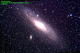 Andromeda Galaxy, Bild: Arnold Hanslmeier, 09/2016