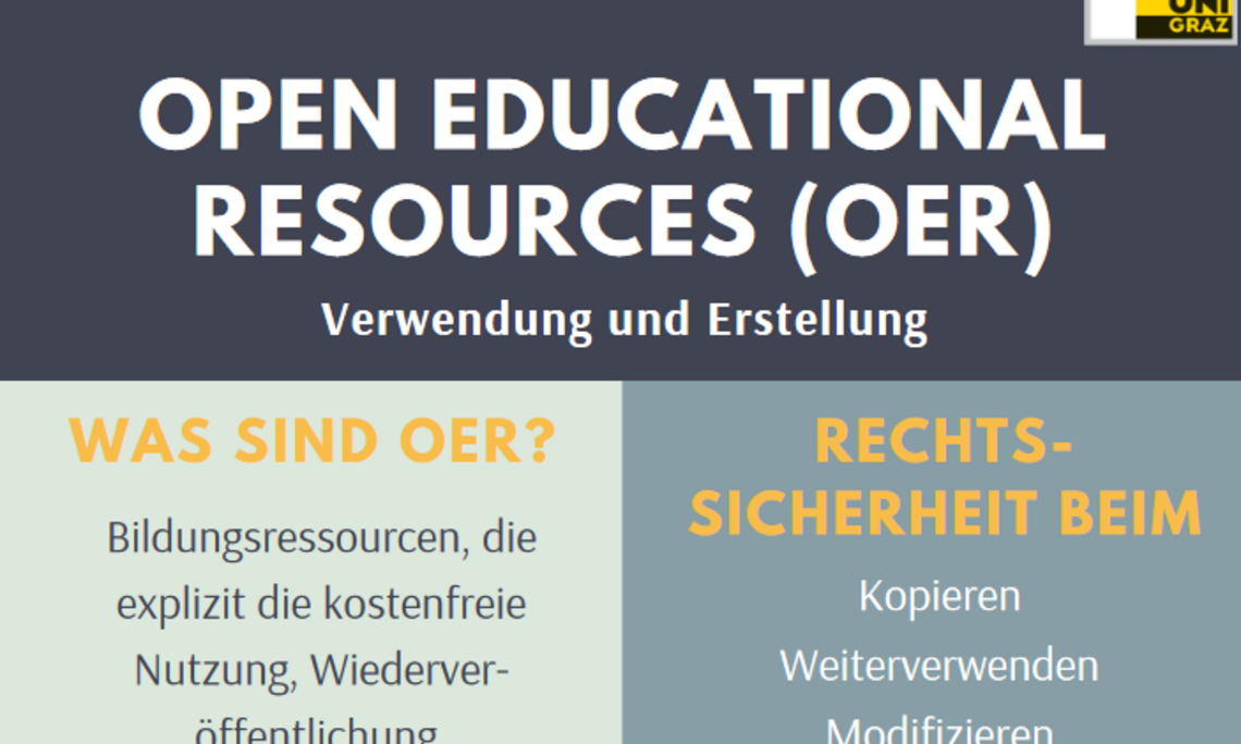 Screenshot von OER One Pager