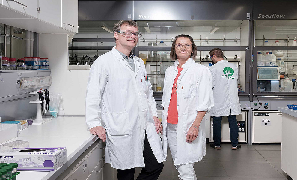 Wolfgang Kroutil und Melanie Hall
