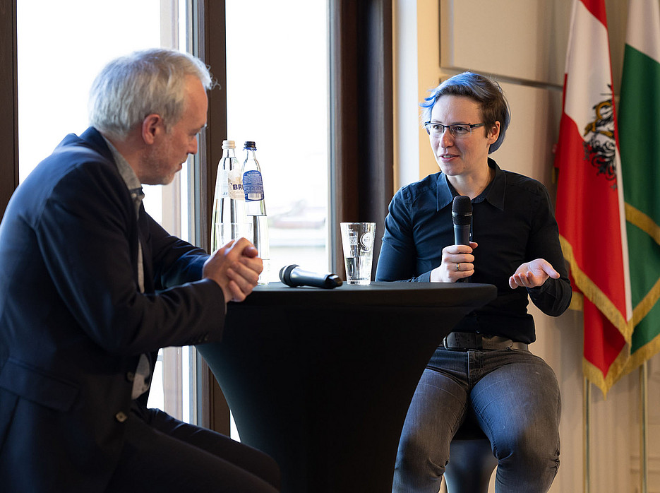 Jana Lasser und Werner Stengg ©© Simon Blackley 2026