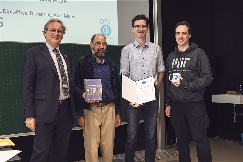 Philipp Schreiner erhält Studierendenpreis der ÖPG