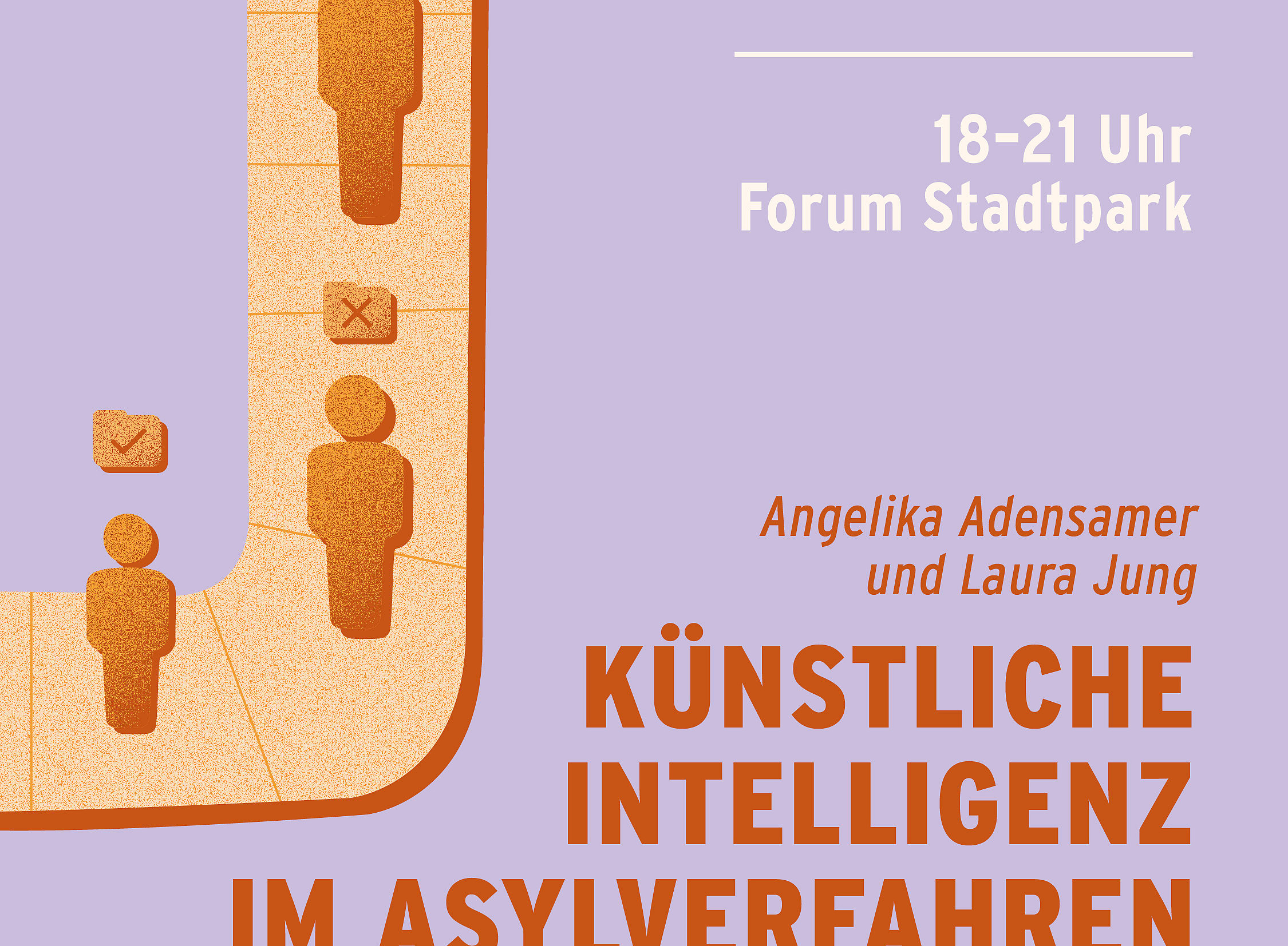 Flyer mit dem Text/Program 