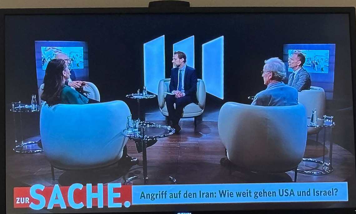 Prof. Karimi-Schmidt im ORF-Studio