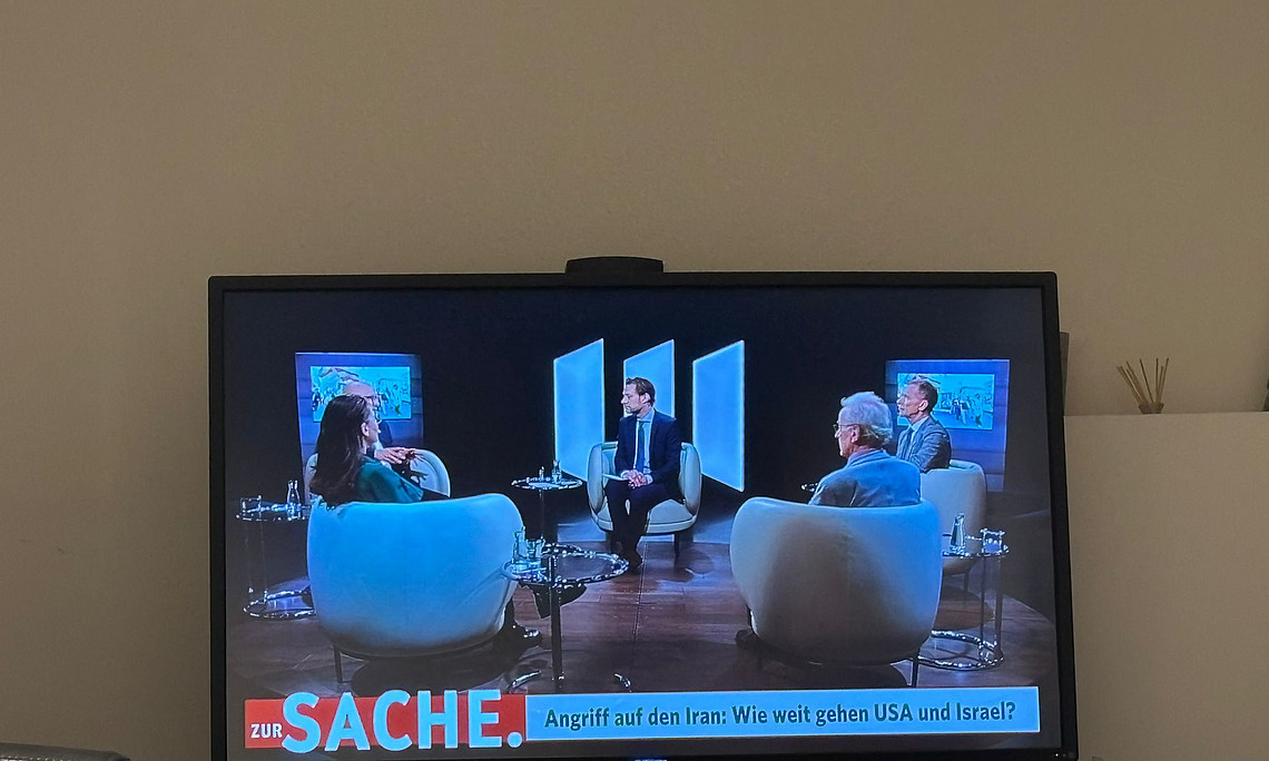Prof. Karimi-Schmidt im ORF-Studio