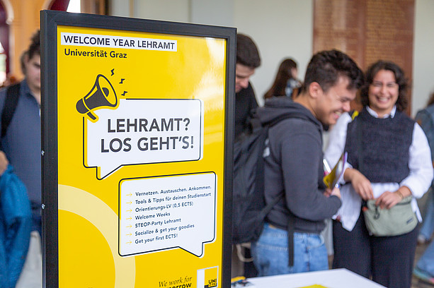 OrientierungsLV Plakat Welcome Year Lehramt 