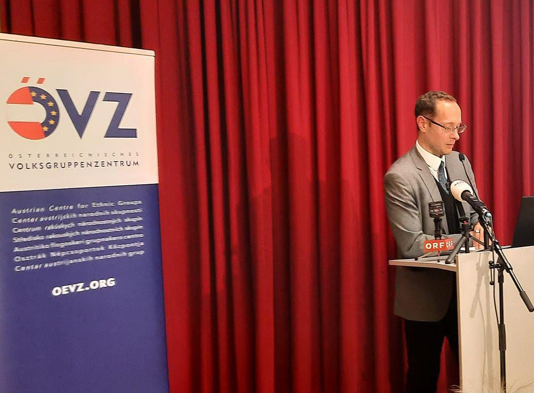 Jürgen Pirker, Tagung anlässlich 70 Jahre Artikel 7 des Staatsvertrages von Wien ©Jürgen Pirker