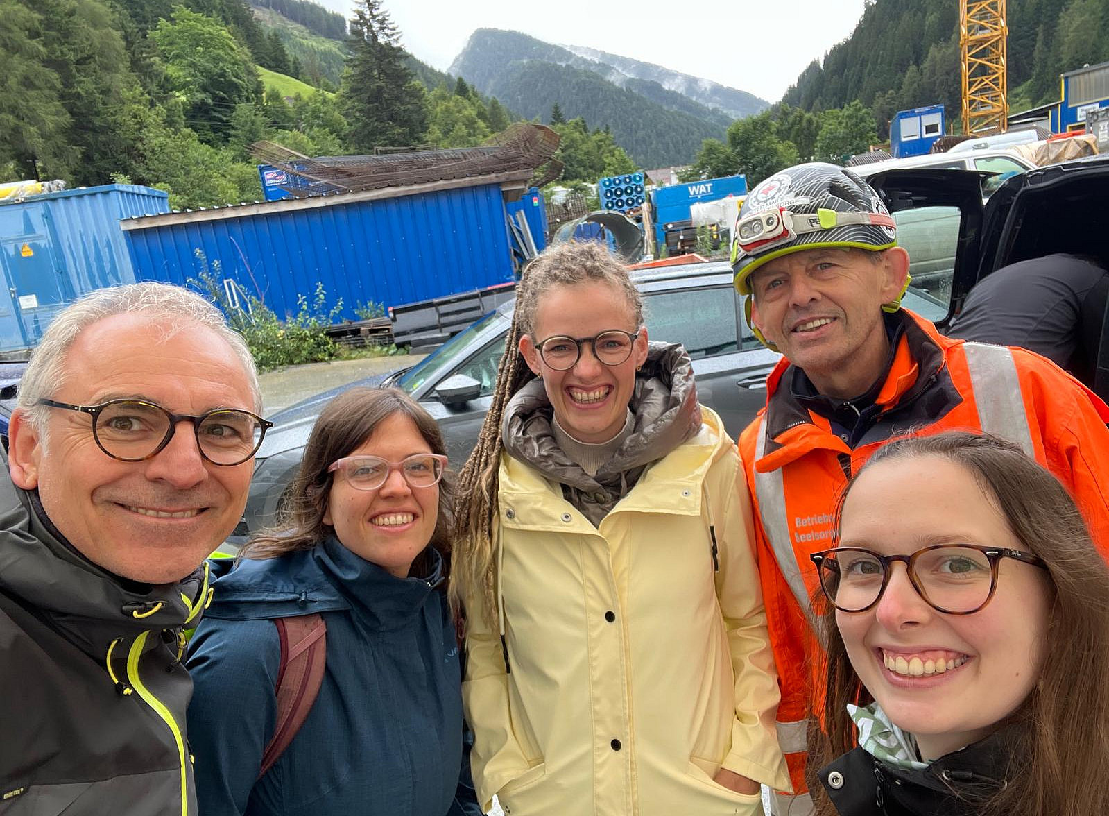 Team beim Brenner-Basistunnel ©Bernd Hillebrand