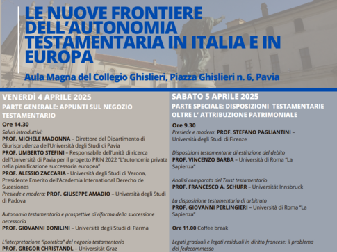 Teaser Programm Pavia 