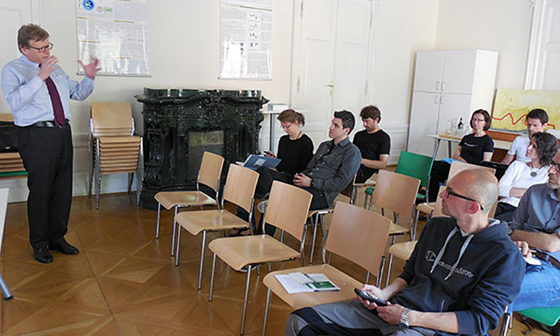 Paul Jankowitsch stellte RESAVER an der Uni Graz vor. Foto: Tschürtz/Uni Graz