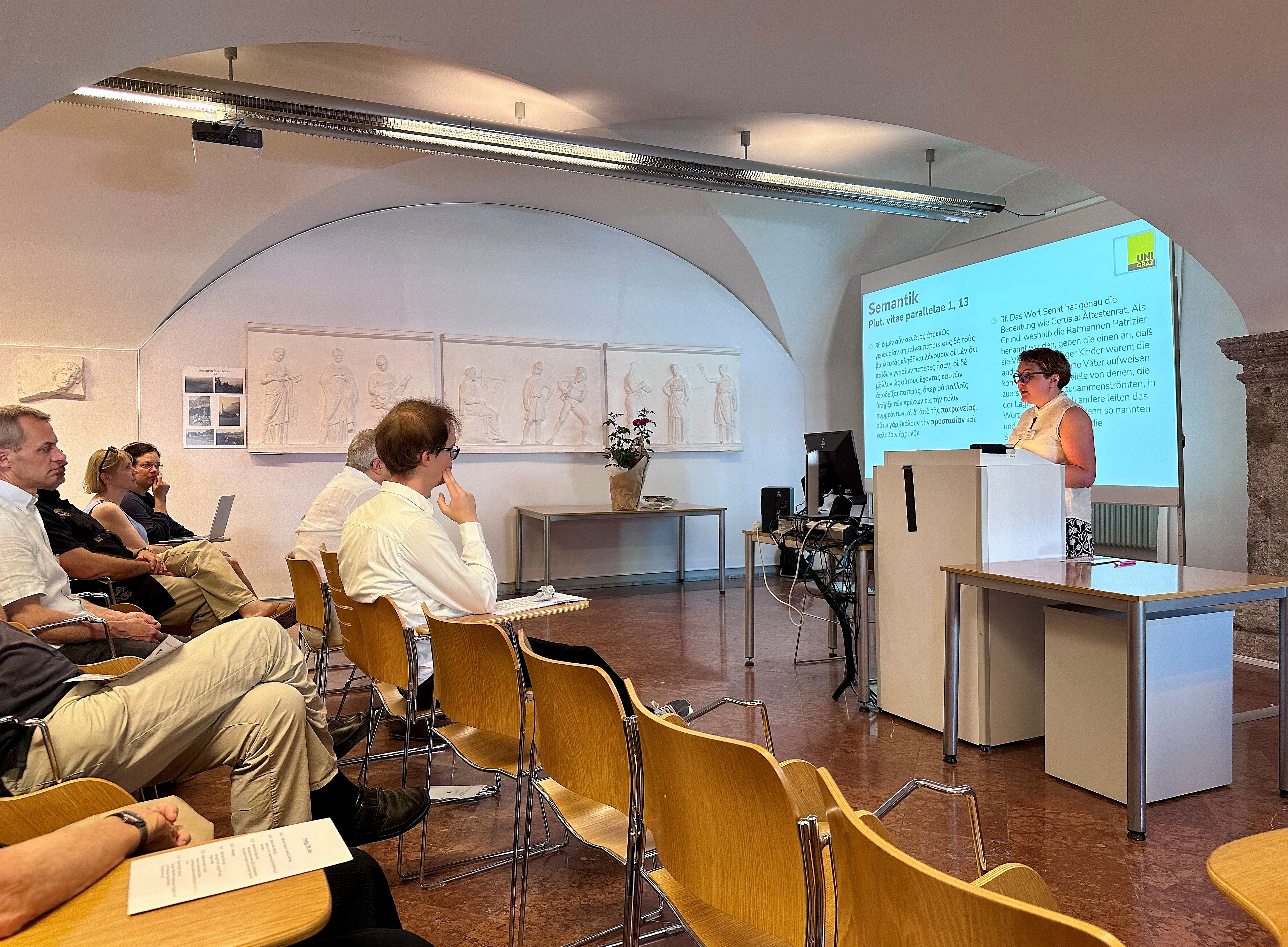 Vortrag Katharina Grubinger, Salzburg, Phöbe, Patronin © Prof. Christoph Heil