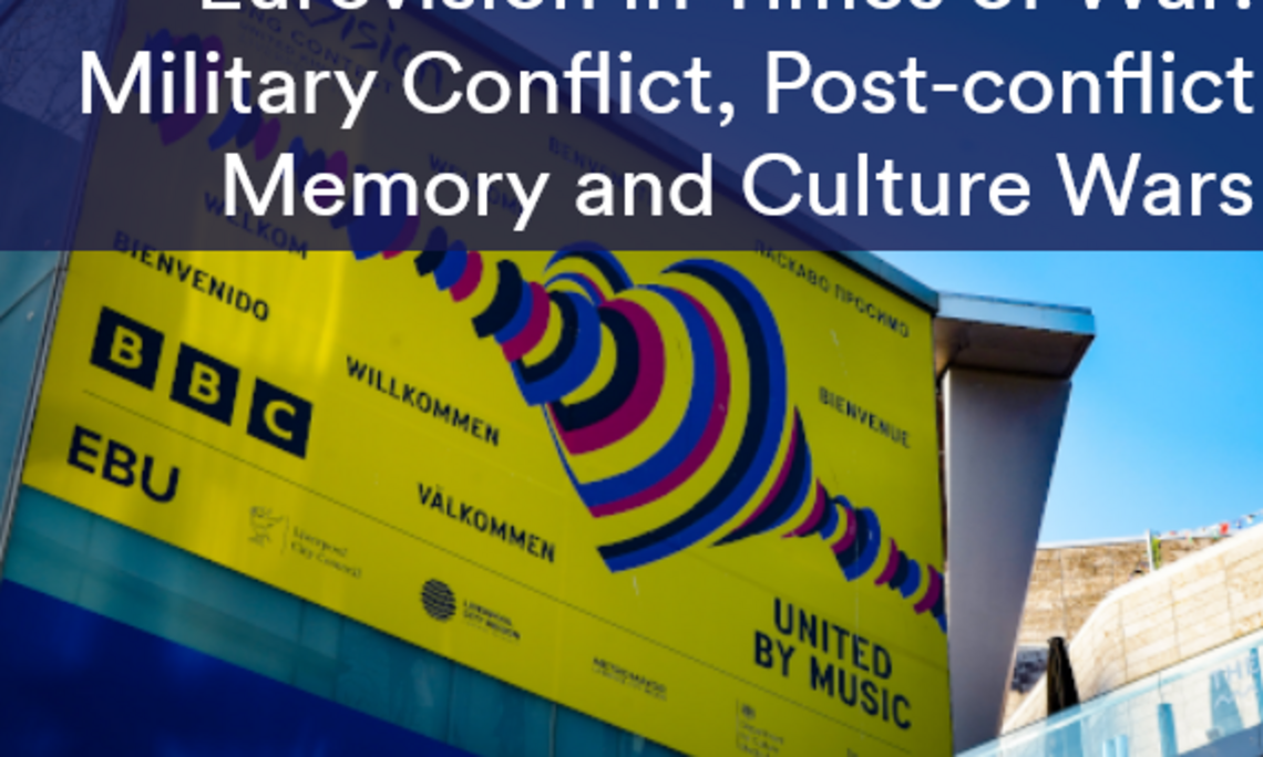 Plakat der Konferenz Eurovision in Times of War
