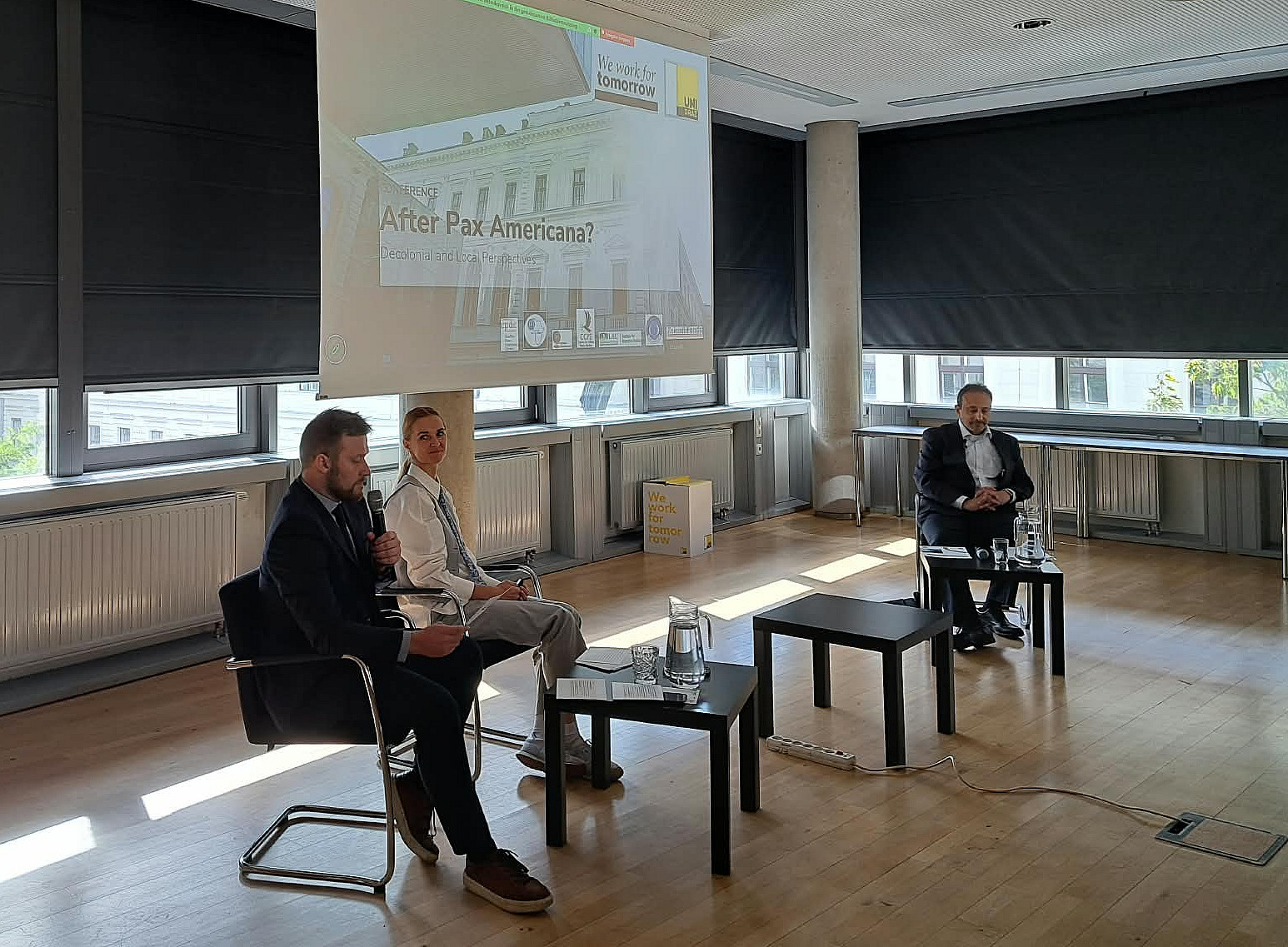 Keynote of the conference "After Pax Americana" ©Josef Mühlbauer