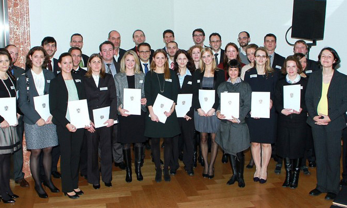 40 junge WissenschafterInnen aus ganz Österreich erhielten für ihre Dissertationen den Award of Excellence. Foto:Willy Haslinger