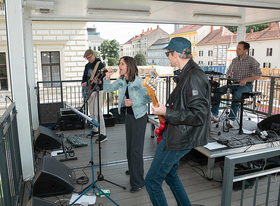 Band "Stromverschwendung" ©Uni Graz/Tzivanopoulos