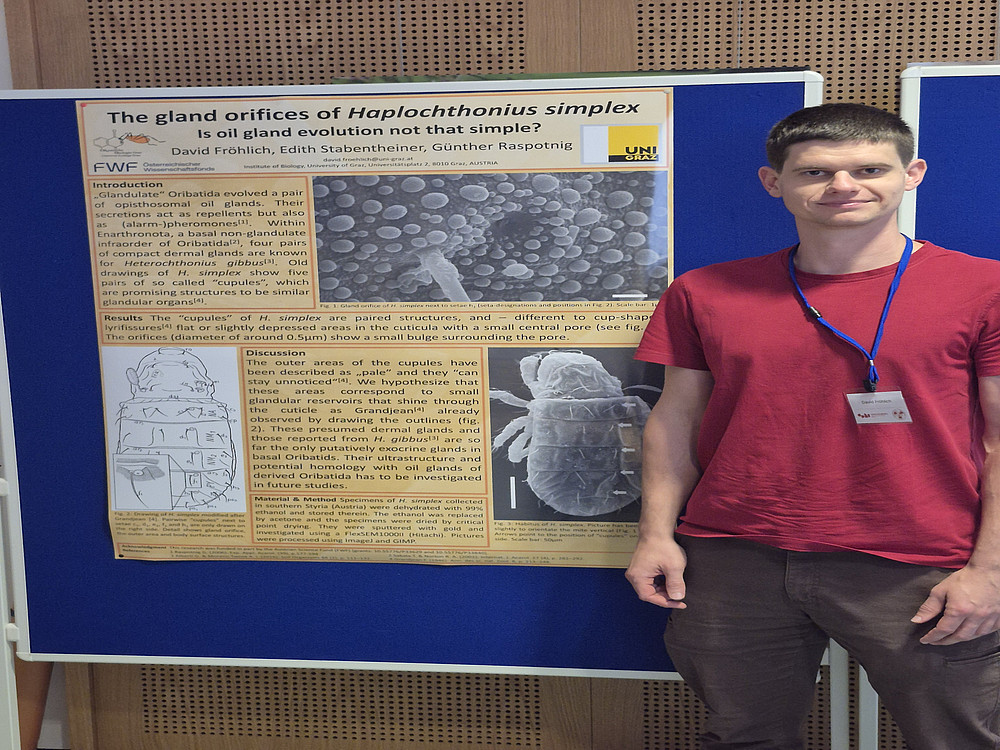 Poster presentation by David Fröhlich in Görlitz ©unigraz/tobias_pfingstl