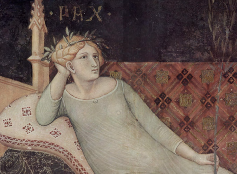 Gemälde von Ambrogio Lorenzetti ©Ambrogio Lorenzetti, Public domain, via Wikimedia Commons