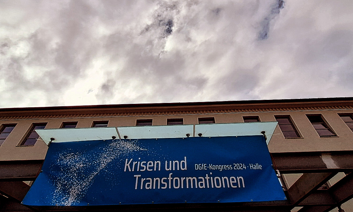 Foto vom Logo DGfE Kongress Copyright Silvia Kopp-Sixt 2024