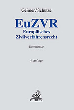 EuZVR Europäisches Zivilverfahrensrecht