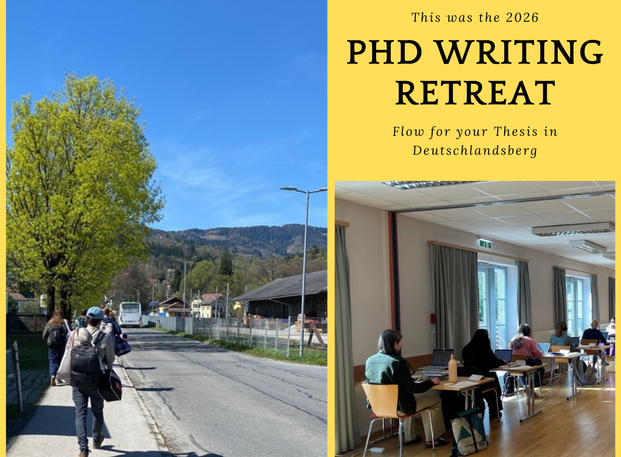 Forschende gehen zum JUFA Deutschlandsberg (c) Klotz 