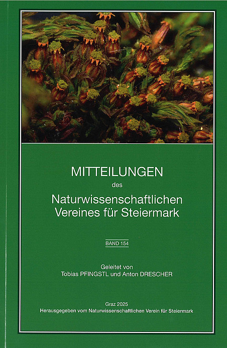 Umschlag Band 154 ©Naturwissenschaftlicher Verein für Steiermark