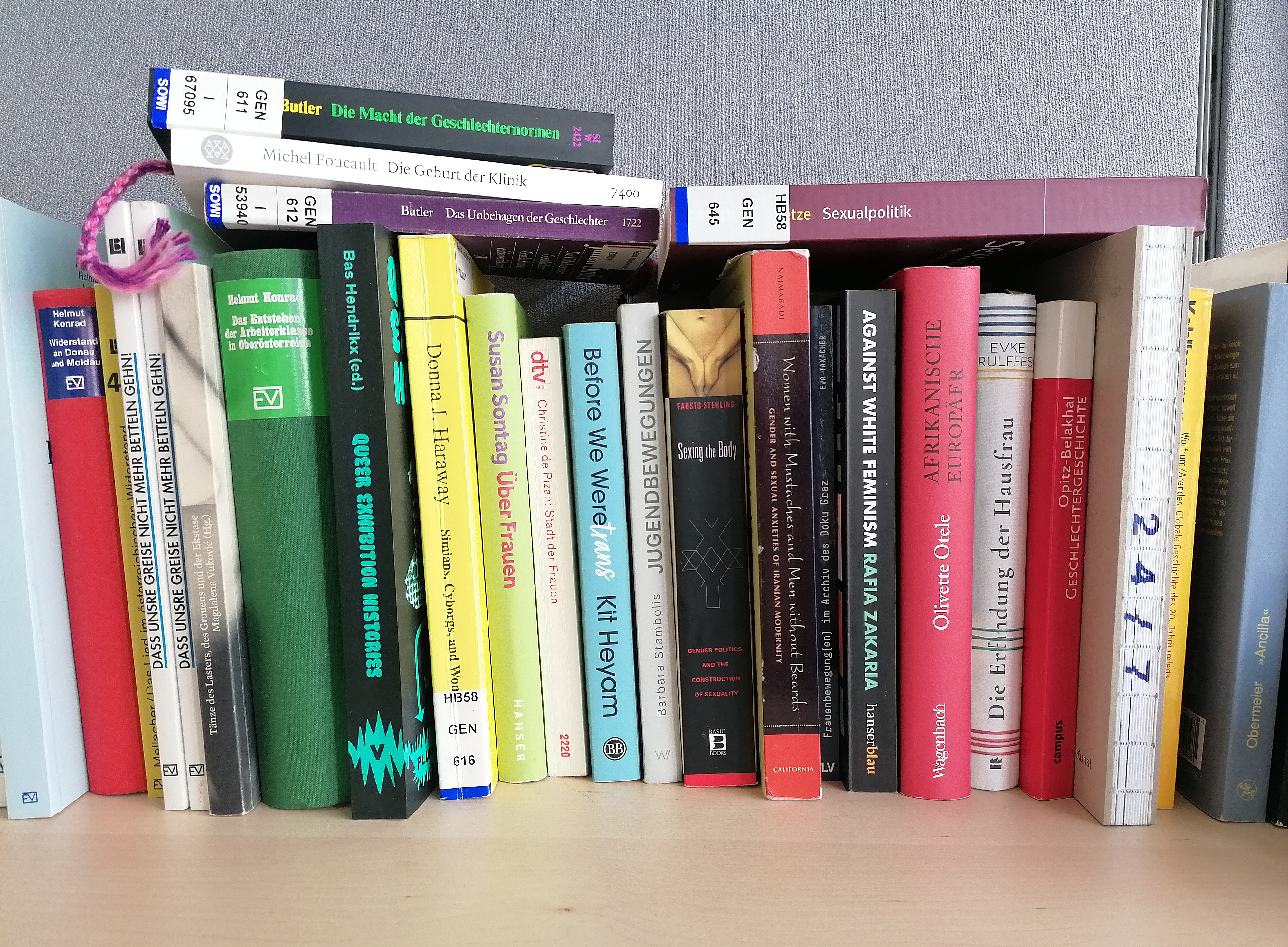 Foto von Büchern ©Samuel Hofstadler