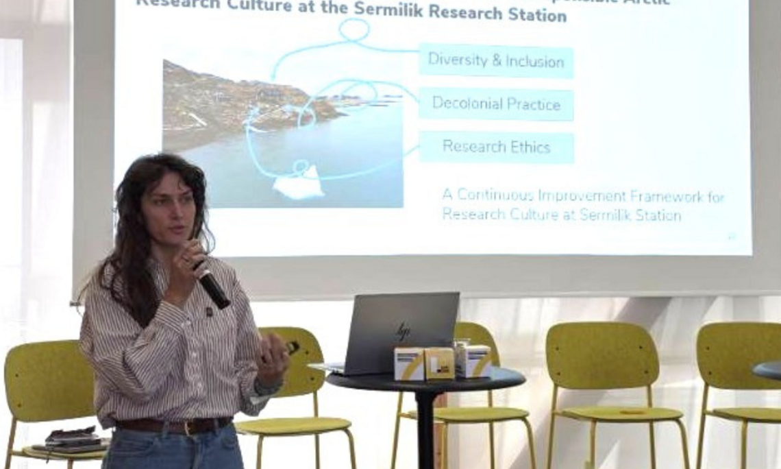 Florina Schalamon, Präsentation beim RCC-Festival, April 2026, (c) Stadlbauer