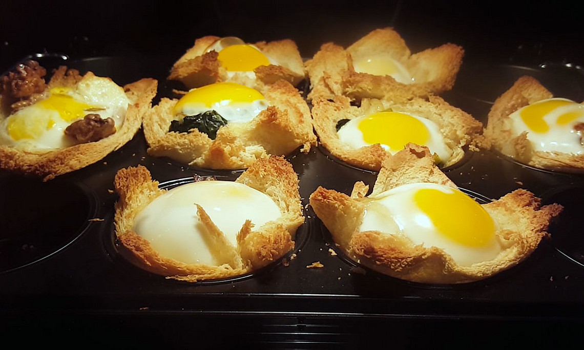 Die fertigen Toastmuffins können pikant oder süß sein. Foto: Uni Graz