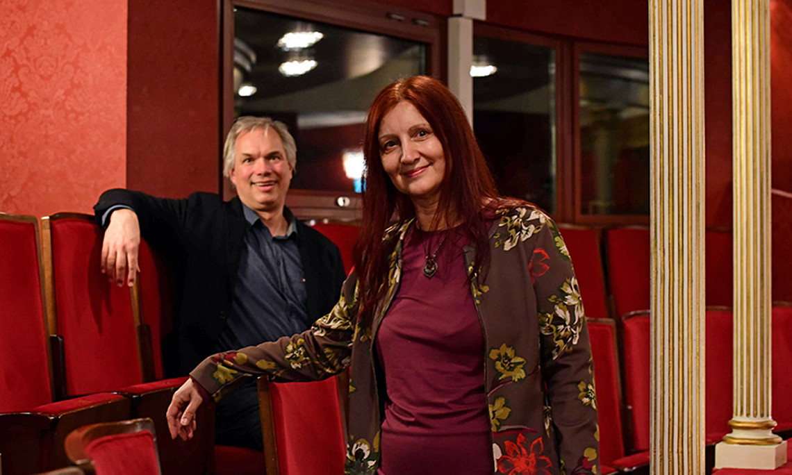 Peter Schneider und Annemarie Seither-Preisler erforschen die Wirkung des Musizierens auf Gehirnentwicklung und Lernerfolg. Foto: Uni Graz/Tzivanopoulos
