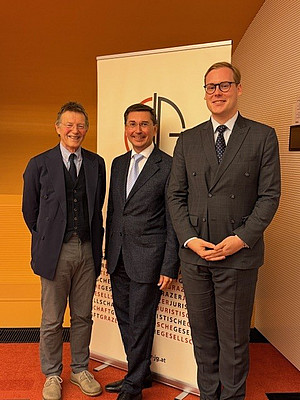 Prof. Löschnigg, Dr. Martin Janda (BWB), Dr. Lukas Cavada (BWB) 