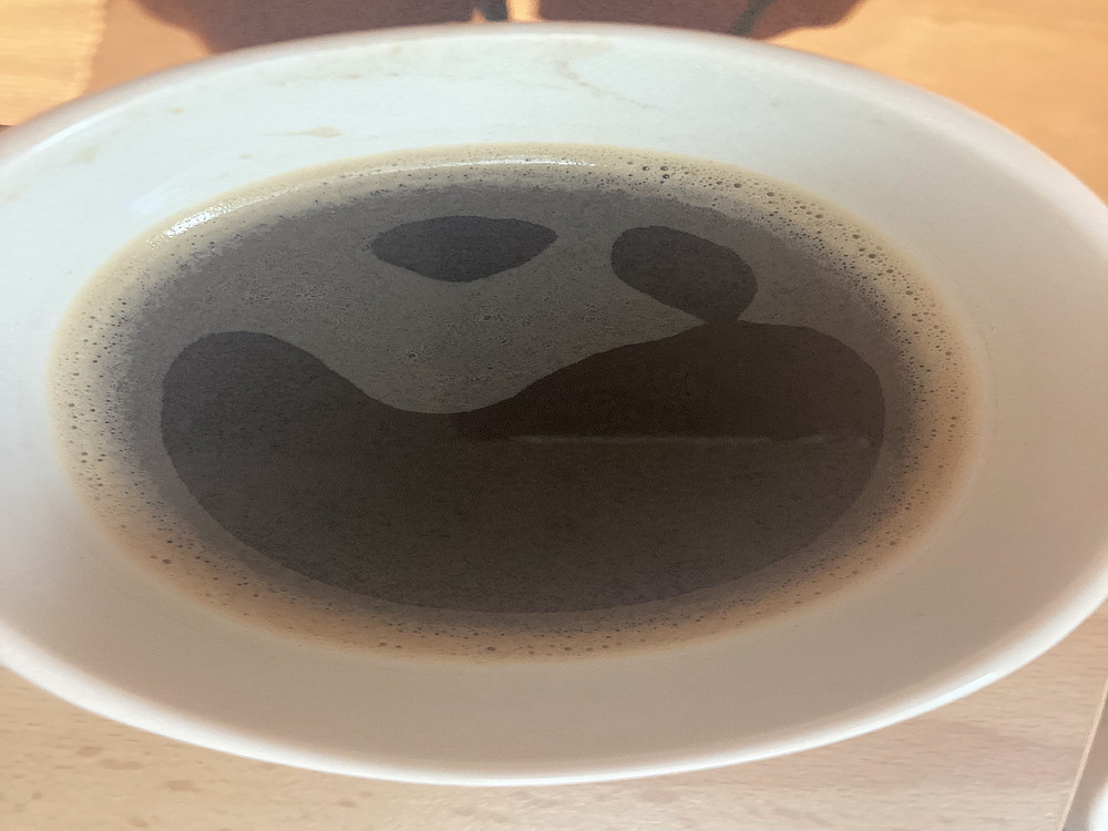 Pareidolie, das Gesicht im Kaffee  ©Natalia Zaretskaya