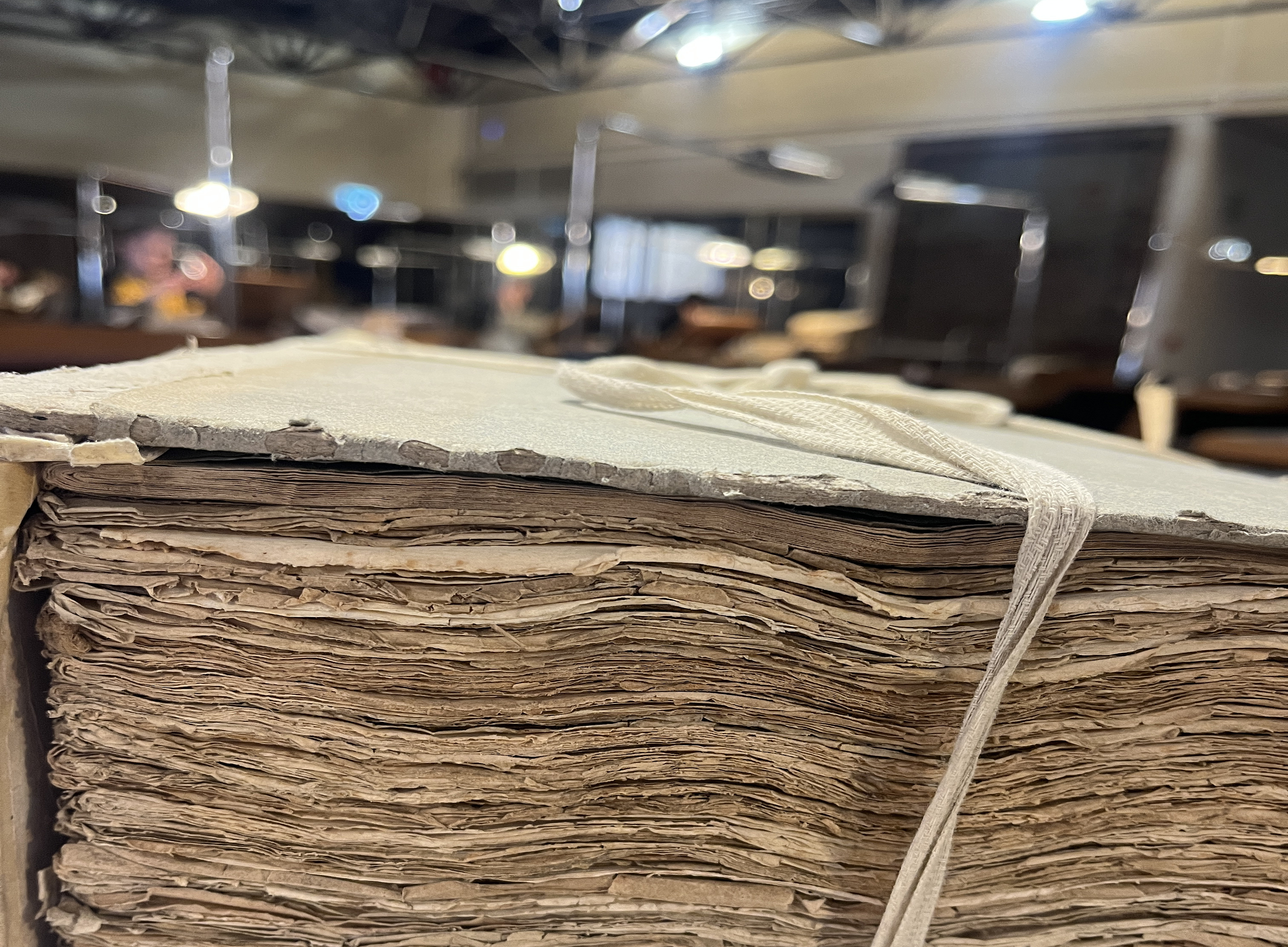 Archivdokumente im Lesesaal des Archivio die Stato ©Clara Nicolay