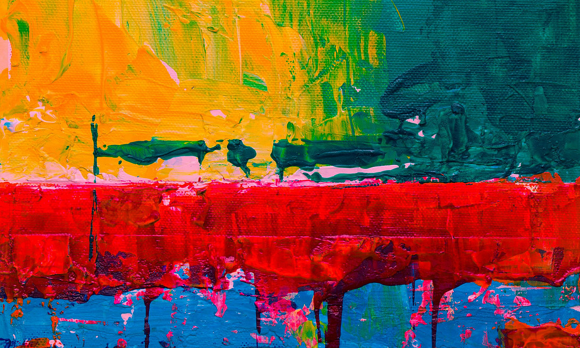 bunte Farben, abstraktes Bild ohne Text