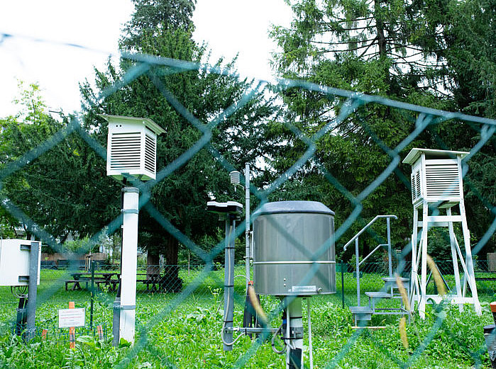 Meteorologische Station Uni Graz ©Uni Graz / Tzivanopoulos