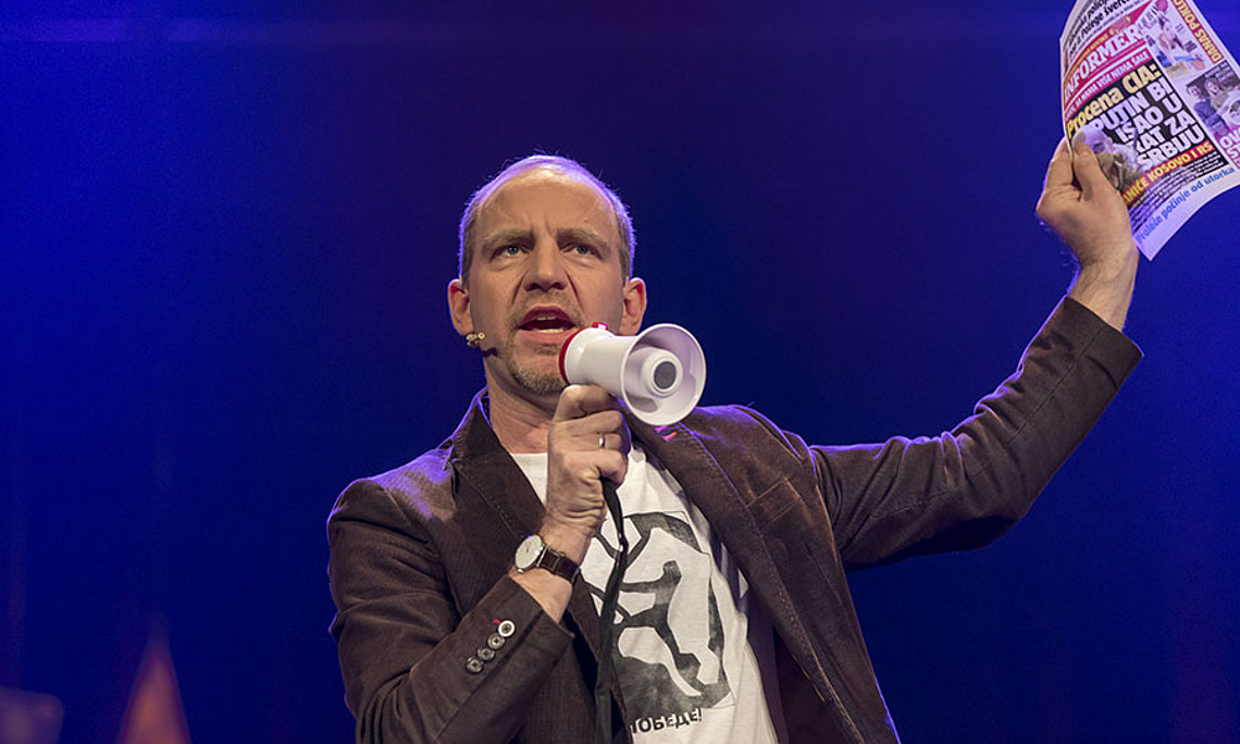 War im Vorjahr mit dabei: Florian Bieber, Professor für Südosteuropastudien. Foto: SHK/Lunghammer 