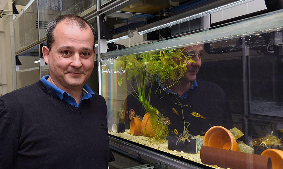 Boris Chagnaud ist seit 1. September 2018 Professor für Zoologie an der Universität Graz. Foto: Uni Graz/Pichler