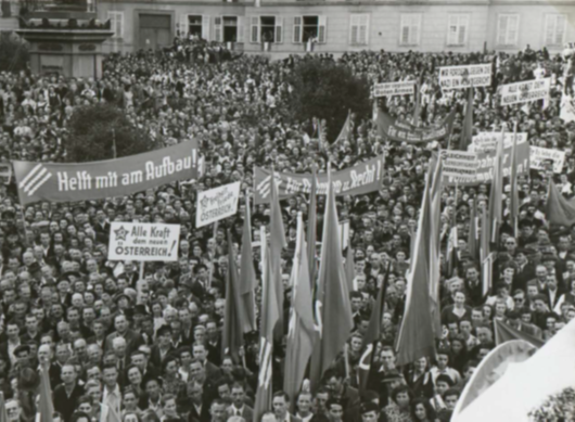 Aufbaukundgebung, 23. Juni 1945 in Graz (UMJ) 