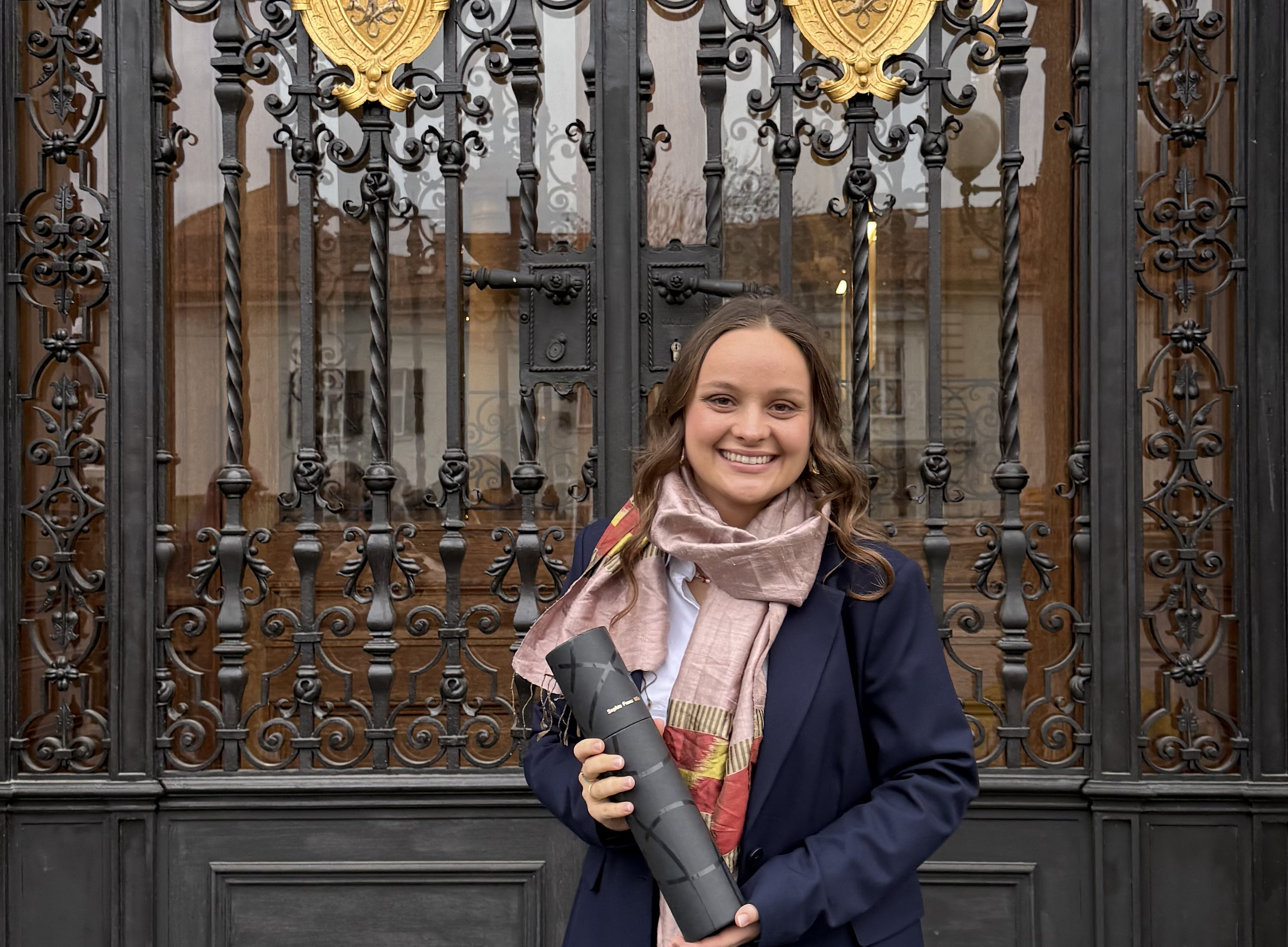 Sophie at Master Graduation 