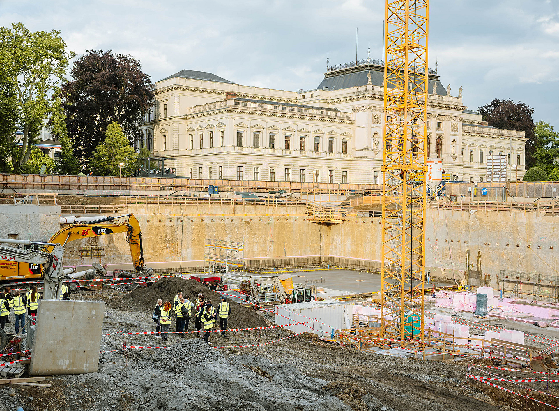 Baustelle des Center of Physics an der Universität Graz ©© Uni Graz/Nadja Fuchs © Nadja Fuchs