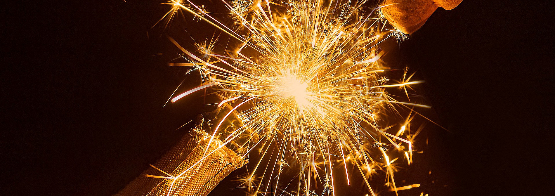 Champagne & Fireworks ©Image by Myriams-Fotos from Pixabay