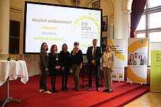 Welcome by the rectors of PHSt, PPH Augustinum and the University of Graz ©FZIB/Franziska Reitegger