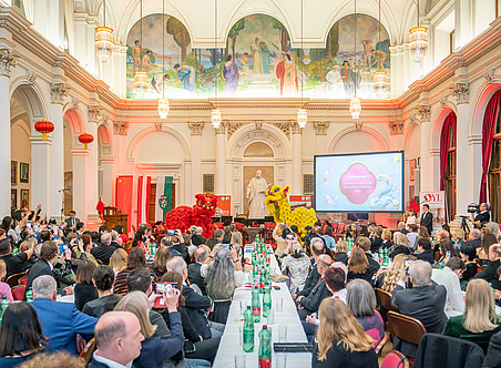 Saalansicht beim chinesischen Neujahrsfest ©© Konfuzius-Institut Graz