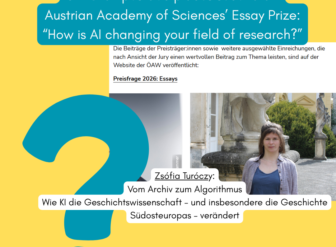 Screenshot Uni-Homepage: Portrait Zsófia Turóczy 