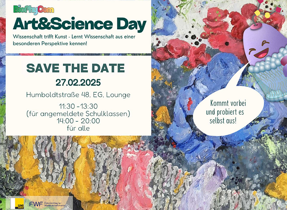 Einladung zum Art&Science-Day. 