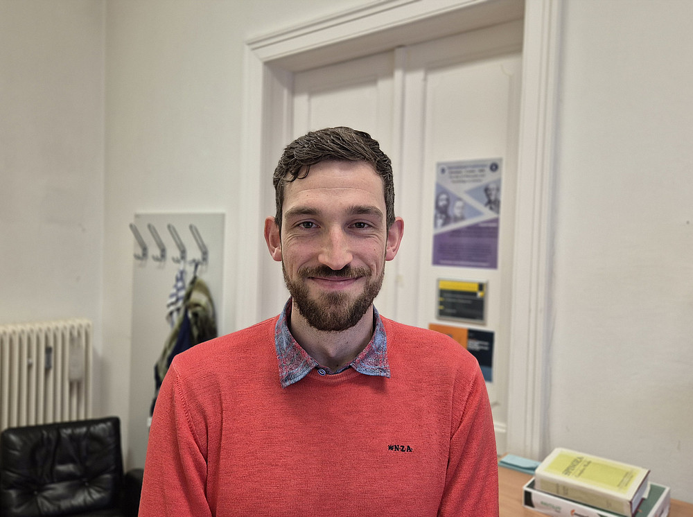 Harmen Grootenhuis in seinem Büro 