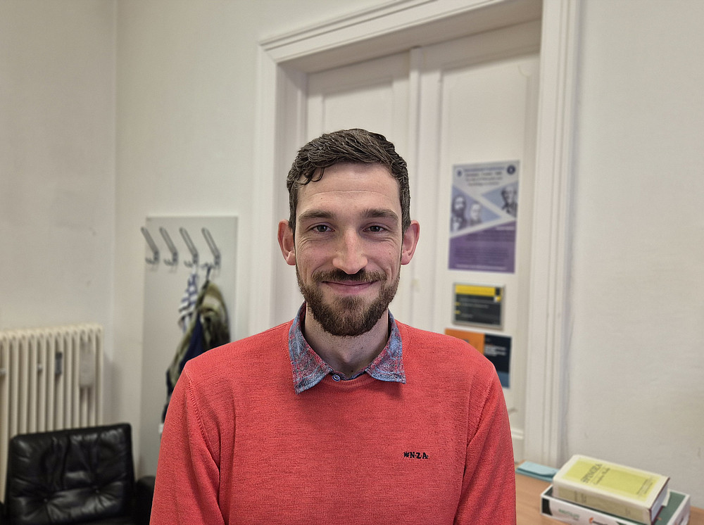 Portrait von Harmen Grootenhuis in seinem Büro 