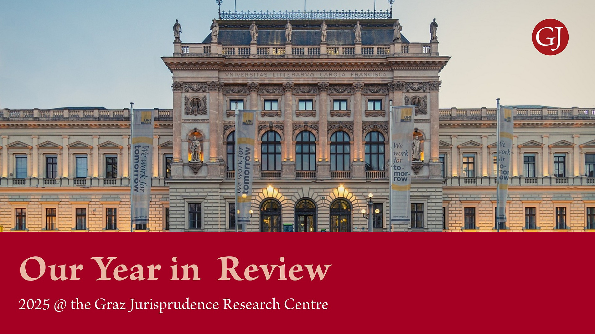 Ansicht des Hauptgebäudes der Universität Graz 